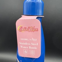 Sailor Moon Water Bottle Stainless Steel Blue 17oz Anime New - £18.99 GBP