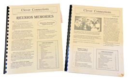 Books Family History 2 Clever Connections Newsletters Genealogy 1997-99 Kleber - £14.52 GBP