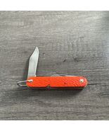 Camillus New York Orange Pilot Parachute Pocket Knife Vietnam Era RARE M... - $89.87