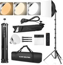 Slow Dolphin Photography Studio Softbox Lighting Kit: Professional Photo... - £40.58 GBP