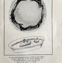1932 Continent Mystery Van Loon Interpretive Art Print Geography History  - £21.98 GBP