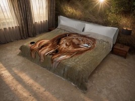 Lion Brown Solaron Kor EAN Technology Blanket Very Softy And Warm King Size - £63.30 GBP