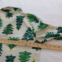 Old Navy RN#54023 Women's White & Green Cotton Holliday Christmas Shirt Size M image 10