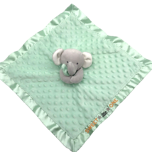 Carter&#39;s Lovey Elephant Security Blanket Sweet Little One Minky Satin Trim - £11.96 GBP