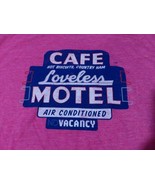 Retro Loveless Cafe T Shirt Nashville TN Motel Food Sign Pink XXL Hot Bi... - $23.18