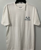 Realtree Men’s White Size Medium Short Sleeve T-Shirt(Flag /Realtree Camo Brand. - £9.43 GBP