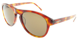 LACOSTE Light Havana / Brown Sunglasses L608S 218 53mm - £60.15 GBP