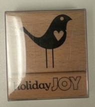 Ditto Heart Bird/Holiday Joy 2 Rubber Stamp Collection - £7.72 GBP