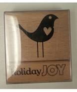 Ditto Heart Bird/Holiday Joy 2 Rubber Stamp Collection - £8.76 GBP