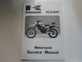 1984 KAWASAKI KLR600 KLR 600 A1 Service Repair Shop Manual OEM 99924-105... - $8.91