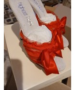 The Highest Heel Platform Red Bow Size 6 - $184.25 MXN