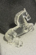 Swarovski Crystal White Stallion Horse Figurine w/Box  - £95.21 GBP
