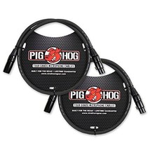 Pig Hog 8Mm Tour Grade Mic Cable, Xlr 3Ft - 2-Pack - £29.53 GBP