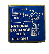 National Exchange Club Lapel Hat Pin Region 3 - $17.00