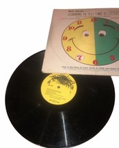 Walt Disney Learning To Tell Time Is Fun Vinyl Record Vintage 1964 Clock Theme - $8.12