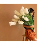 Onion Tall Grass Artificial Plant Wheatgrass Flowers Indoor Outdoor Deco... - $34.21 CAD