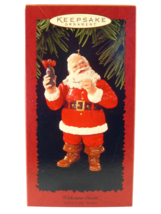 Hallmark Keepsake Welcome Guest Coca Cola Santa Christmas Ornament 1996 (28477) - £10.27 GBP