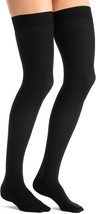 Jobst Opaque Thigh High, S.Dot Band, CT, 15-20mmHg (Size:S) Classic Black - $33.95