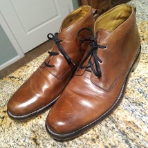 Cole Haan Grand Chukka Brown Leather Ankle Boots Shoes C09078 Men&#39;s Sz 1... - $74.25