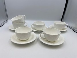Coalport England Bone China OCEANSIDE Cups &amp; Saucers Set of 5 + - $59.99