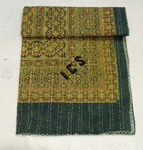 Super Quality Cotton Azrak Print Kantha Quilt, Bedspread Blanket Boho Throw - £48.41 GBP+