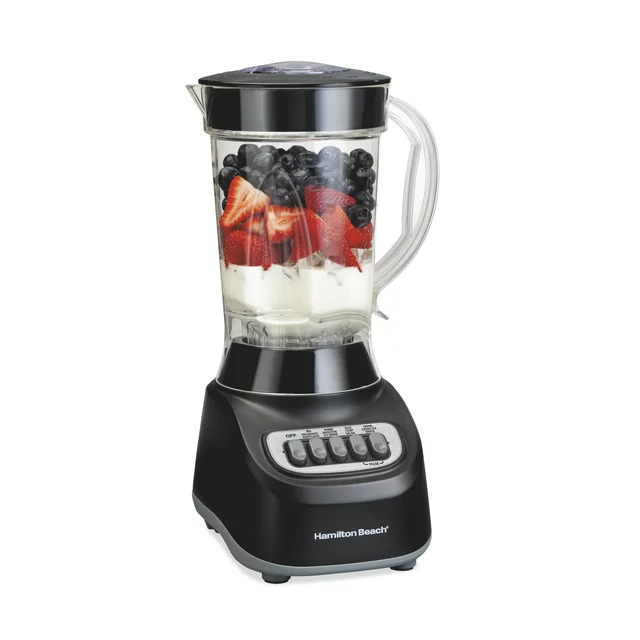 Hamilton Beach Smoothie Blender 48 oz. Jar 12 Blending Functions, Black - £65.58 GBP