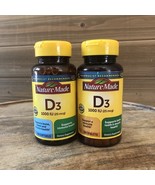 (2) Nature Made Vitamin D3 1000IU - 100 Tablets Each - Exp 9/27 - $25.74 CAD