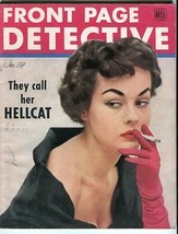 Front Page DETECTIVE-JAN/1952-HELLCATS-TWO Bit BANDIT-TOO Much Woman G - £25.45 GBP