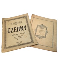 Antique Piano Musical Book Music Classical Czerny German Polish English 1895 - £23.93 GBP