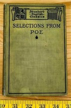 Standard English Classics Selections from Poe 1907 Edgar Allan Poe - £43.50 GBP