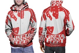 Greta Van Fleet Band  Mens Graphic Zip Up Hooded Hoodie - £27.38 GBP+