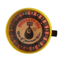 Vintage Opryland USA Roulette Wheel Toy Souvenir Plastic - WORKS! - £13.73 GBP