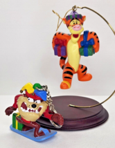 Taz Tasmanian Devil Keychain Tigger VTG Christmas Ornaments Indoor Decor... - $12.99