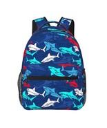 shark school backpack back pack  bookbags mouth schoolbag for boys girls... - £21.23 GBP