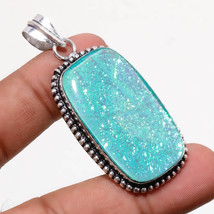 Blue Australian Triplet Opal Handmade Ethnic Gifted Jewelry Pendant 2.30&quot; SA 636 - £3.98 GBP