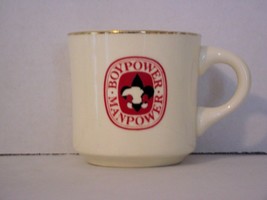 BSA 1970&#39;s Boy Scout Coffee Mug Cup Boypower Manpower - £3.94 GBP