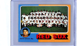 1975 Topps Mini #172 Boston Red Sox Team Vintage Baseball Card - $4.87