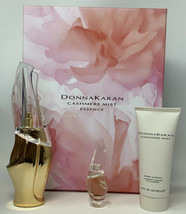 Donna Karan Cashmere Mist Essence 3.4 Oz Eau De Parfum Spray Gift Set - £157.49 GBP