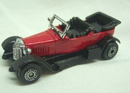 Vintage ZEE TOYS 1941 VAUXHALL Red Metal Toy Car Dynawheels - $14.85