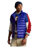 Polo Ralph Lauren Mens Packable Quilted Vest in Heritage Royal Blue-Medium - £103.77 GBP