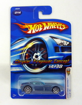 Hot Wheels Chrysler Firepower Concept #014 First Editions Blue Die-Cast Car 2006 - £3.18 GBP