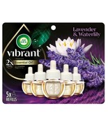 Air Wick Vibrant Scented Essential Oil Refills, Lavender &amp; Waterlily, Pa... - £22.26 GBP