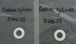 LOT OF 2 NEW GENERIC CYLINDER CUSHIONS (1) B240-25 (1) B240-29 - £11.91 GBP
