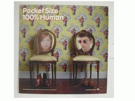 Pocket Size Poster Flat 100% human - $4.49