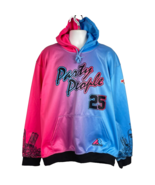 Big League Party People Hoodie Sweatshirt size XL Mens Beer Vodka Jerky ... - $72.35