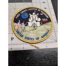 4&quot; Patch - First Lunar Landing of Mankind 1969 - United States of America - £7.39 GBP