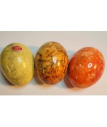 3  Decorative Stone Eggs - One Made in Italy - $1,376.20 MXN