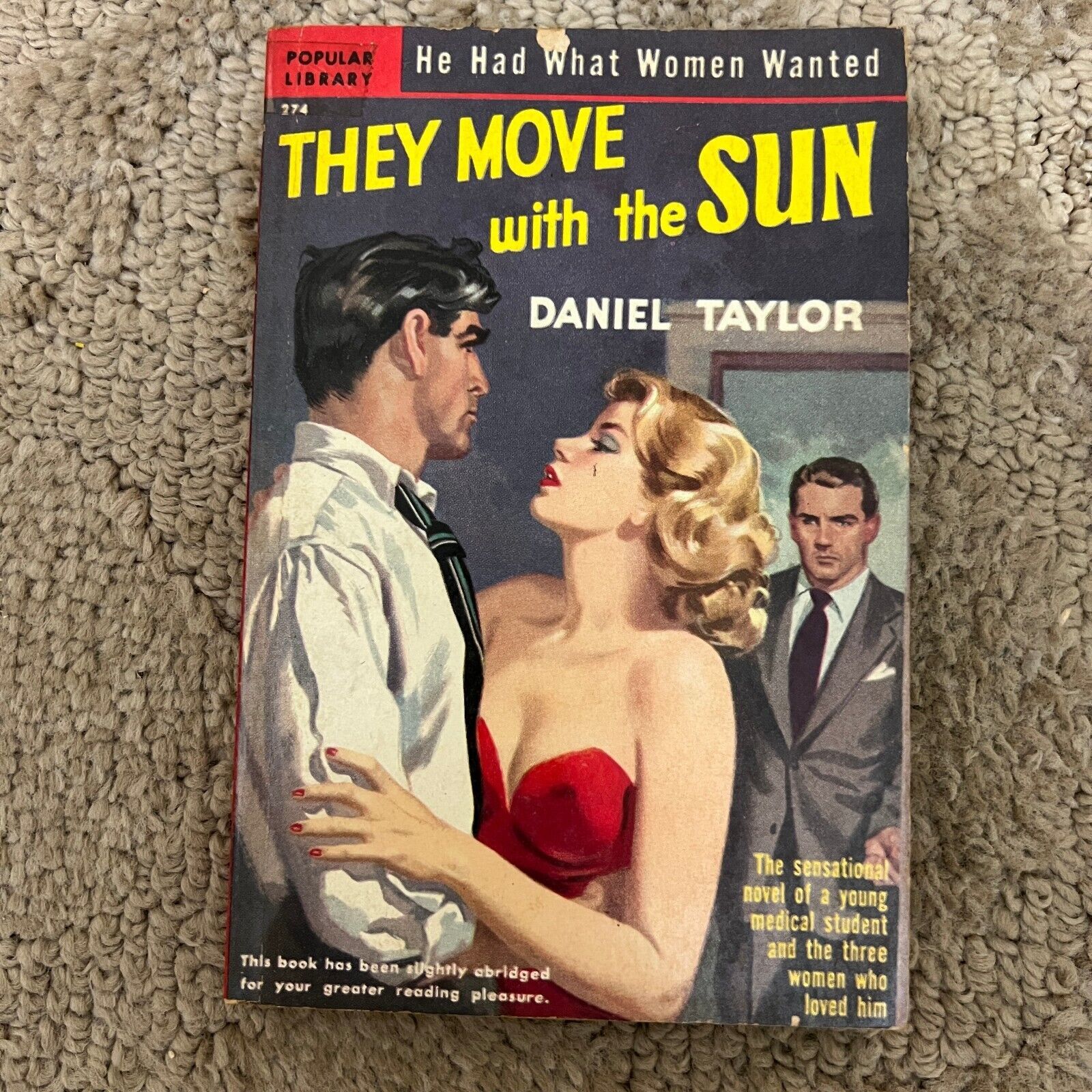Primary image for They Move With The Sun Romance Drama Paperback Book by Daniel Taylor 1950