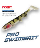Noeby Pike Fishing Soft Lure 15cm 26g 19cm 55g 24cm 101g 28cm 165g Sinki... - £6.53 GBP+