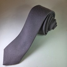 Berkley Cravats Gray Lambswool Tie Woven in Scotland 2.75” Vintage - $29.99